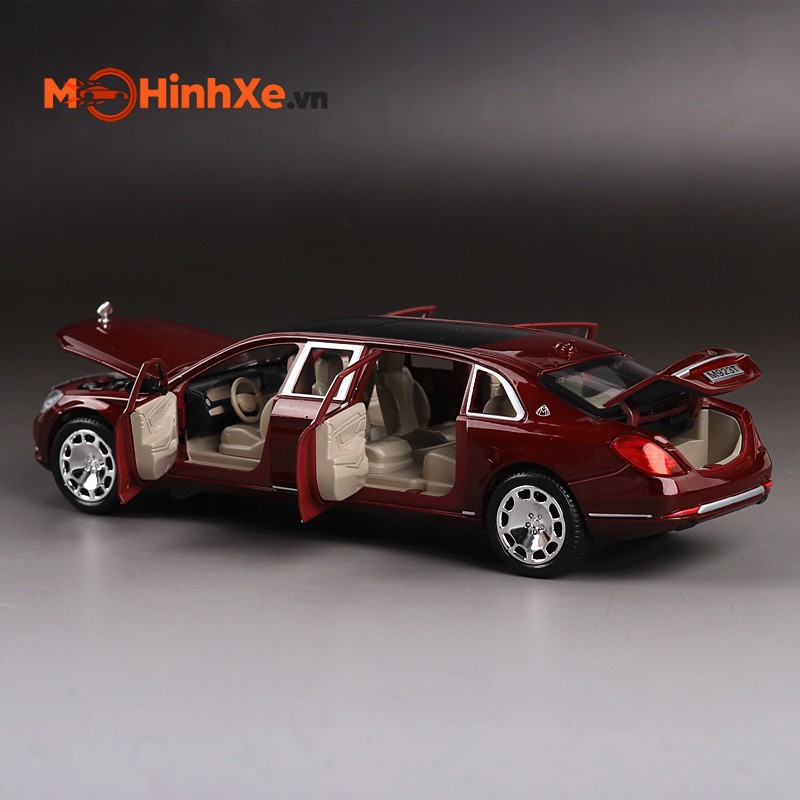 MÔ HÌNH XE MERCEDES-BENZ MAYBACH S600 PULLMAN tỉ lệ 1:24 XLG