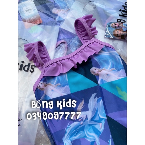 Đồ Bơi Bé Gái Elsa Tím