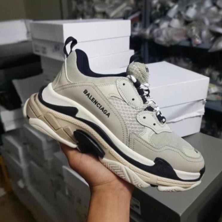 sale Săn Sales Giày Balenciaga Triple S Xám Đen Chất Nhất 👟 Xịn Nhất : . ! new ⚡ ; * - dọ kho ' ¹ L -haz111 ~