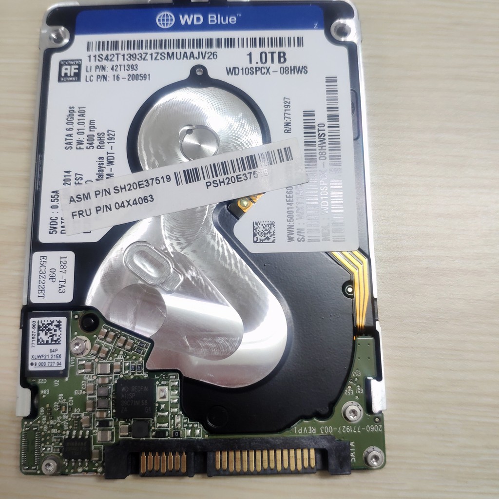 Ổ cứng Laptop HDD 250GB 320GB 500GB 1TB giá rẻ các loại 7-9mm - hàng tháo máy xài bao bền