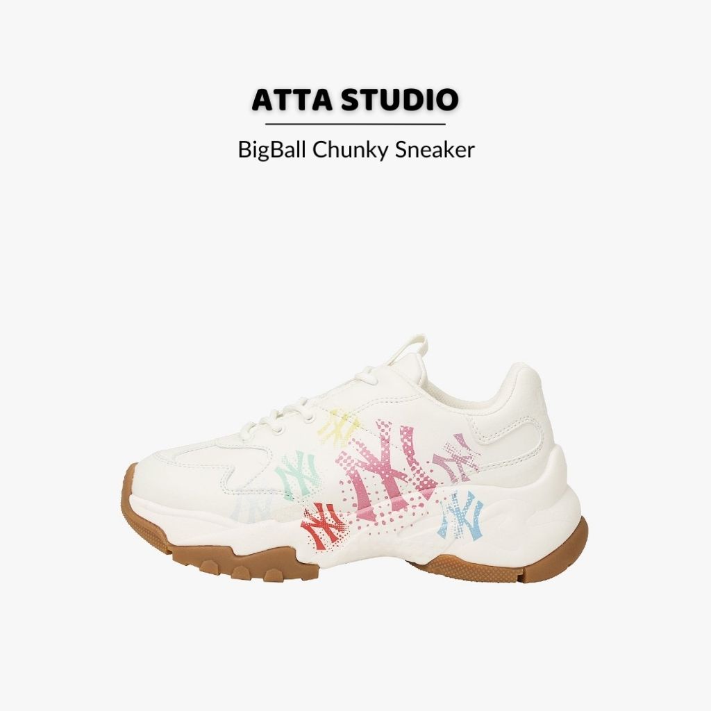 [Fullbox + BH] Giày 𝗠𝗟𝗕 Graffiti Newyork Yankess, giày NY đế nâu tăng chiều cao, sneaker nam nữ | BigBuy360 - bigbuy360.vn