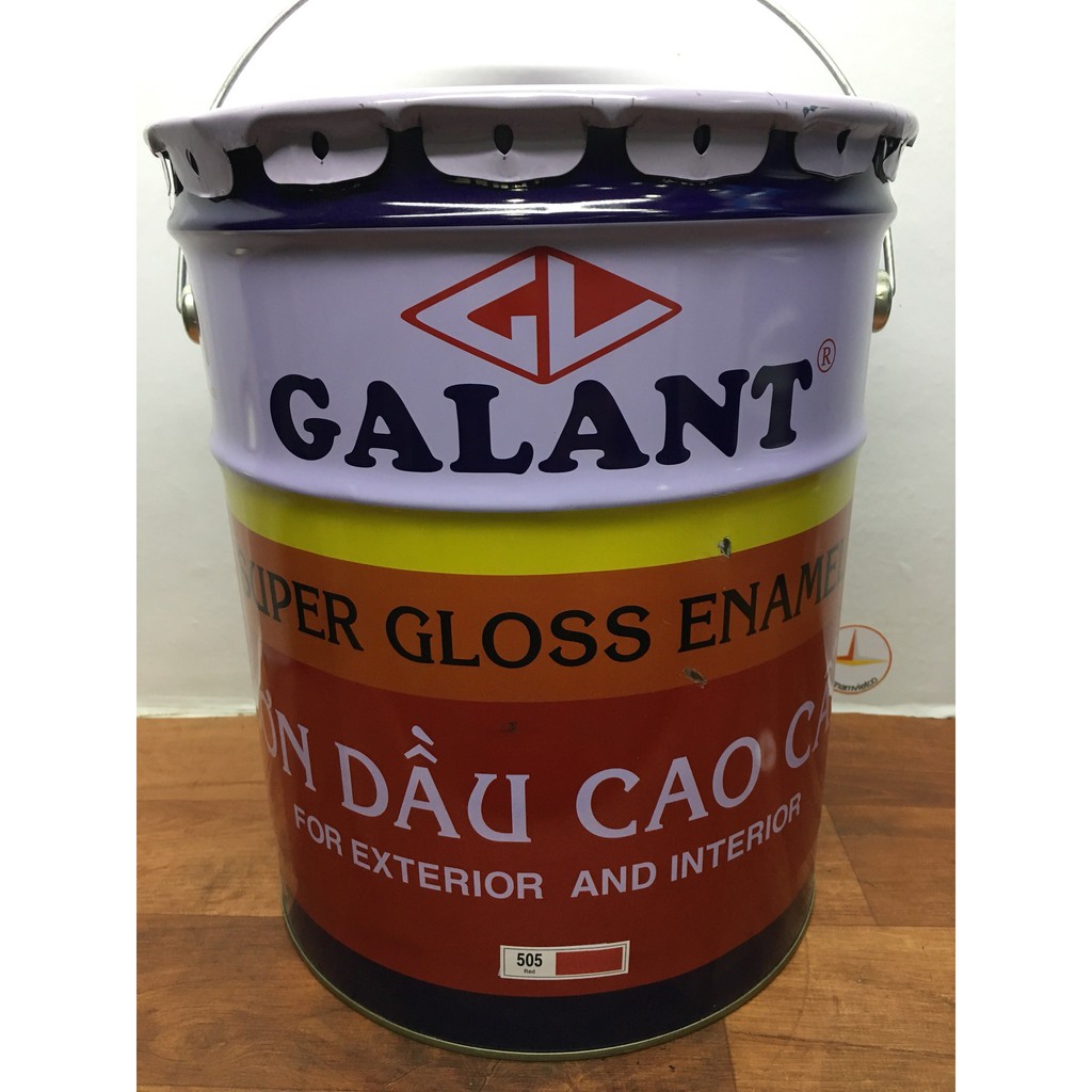 Sơn dầu màu đỏ Galant 505 17,5L