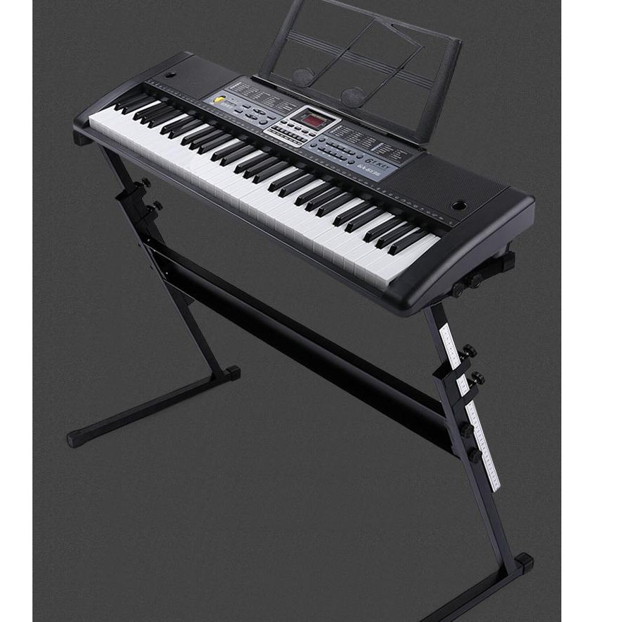 Đàn Piano Điện Đàn Organ Electronic Keyboard Đàn 61 Phím Dành Cho Người Lớn Học Kèm Mic, Sạc, Giá Đỡ VT161