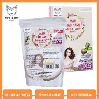 {Chính Hãng -Date mới sale 80%} MẦM ĐẬU NÀNH TĂNG VÒNG 1 MINH LADY BEAUYTY (date tháng 4/2025)