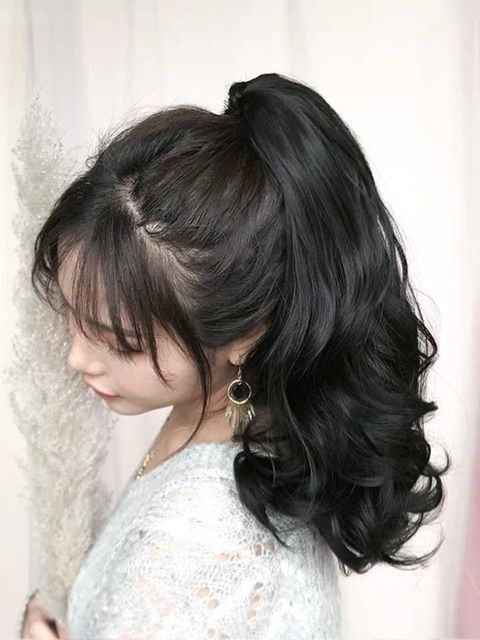 Tóc giả ngoặm xoăn ❤️❤️ FREESHIP ❤️❤️ ngoặm xoăn dợn 40cm p103