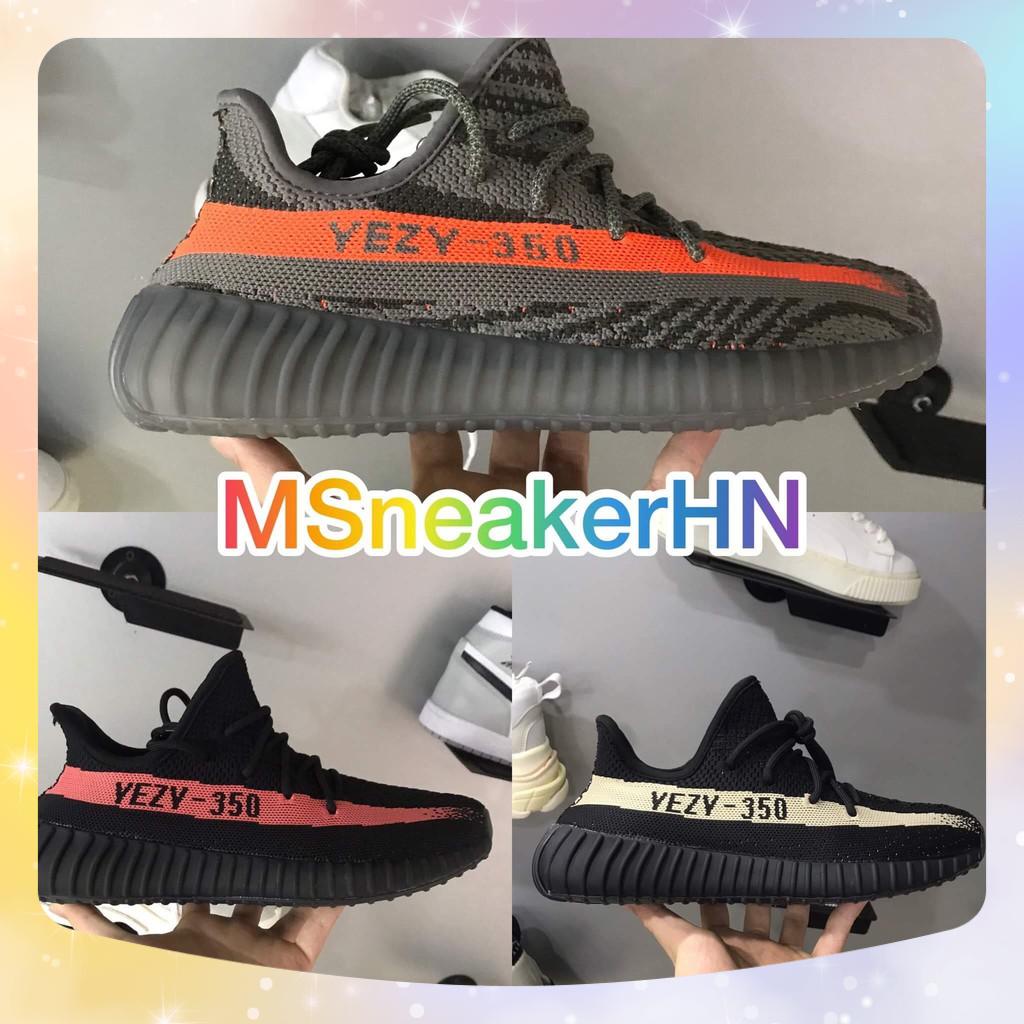 🎁FULL BOX+VIDEO +FREESHIP🎁Giày Sneaker Nam, Nữ Yz350 4 Mẫu Hot Xám Cam, Bluga Xám, Đen Vệt Trắng ...