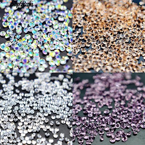 300 hạt đá lấp lánh trang trí móng nghệ thuật kích thước 1.2mm kèm hộp