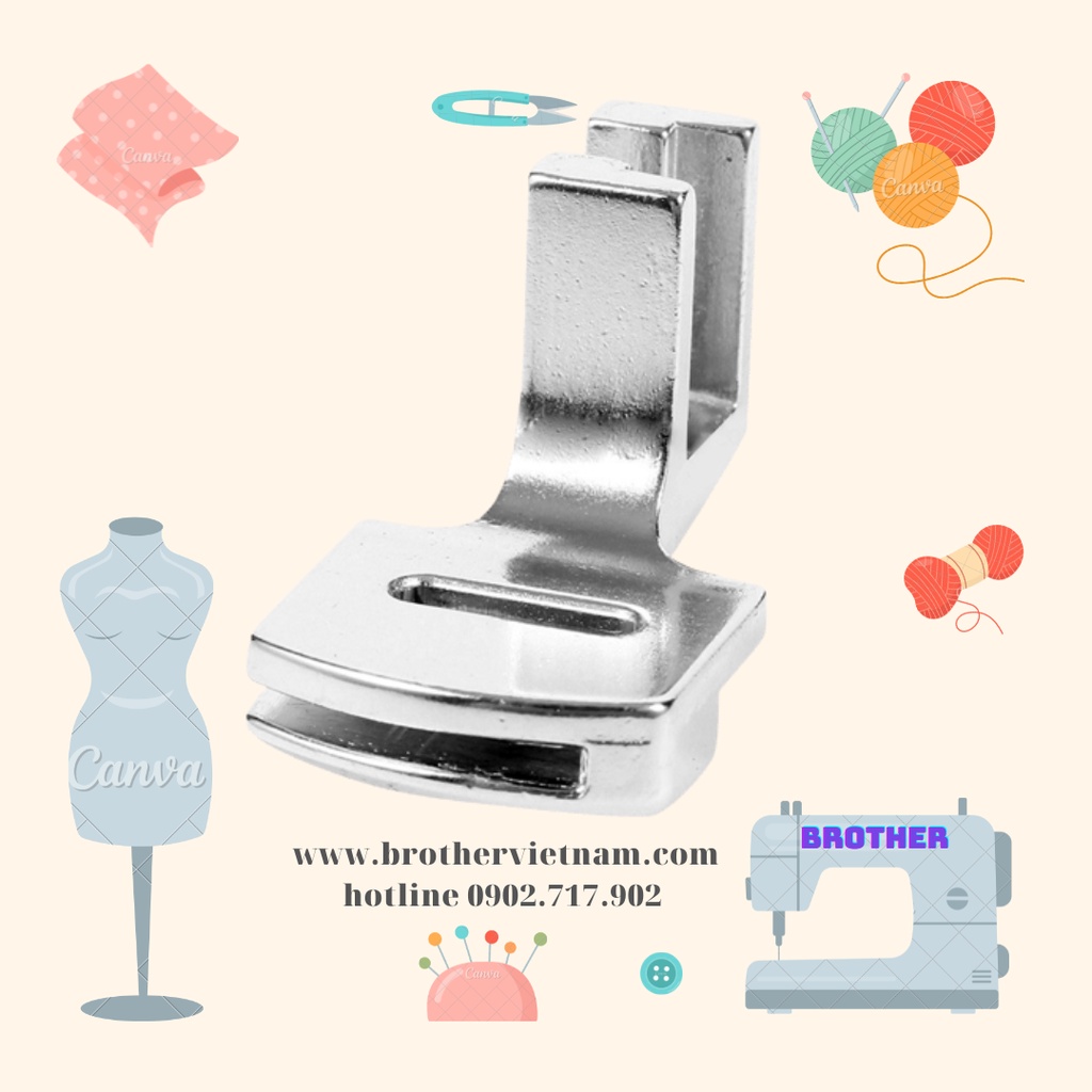 Chân vịt nhúng bèo, chân vịt may bèo áo đầm