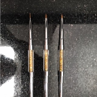 Cọ nặn hoa, đắp bột, đắp gel, vẽ móng,  cán đá, mầu vàng xẫm