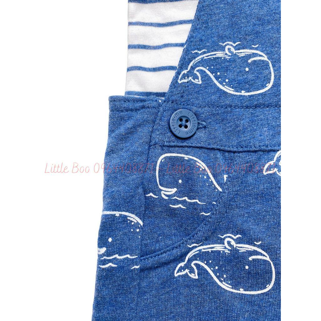 Set yếm đùi Little Me cho bé trai dễ thương 3-24M
