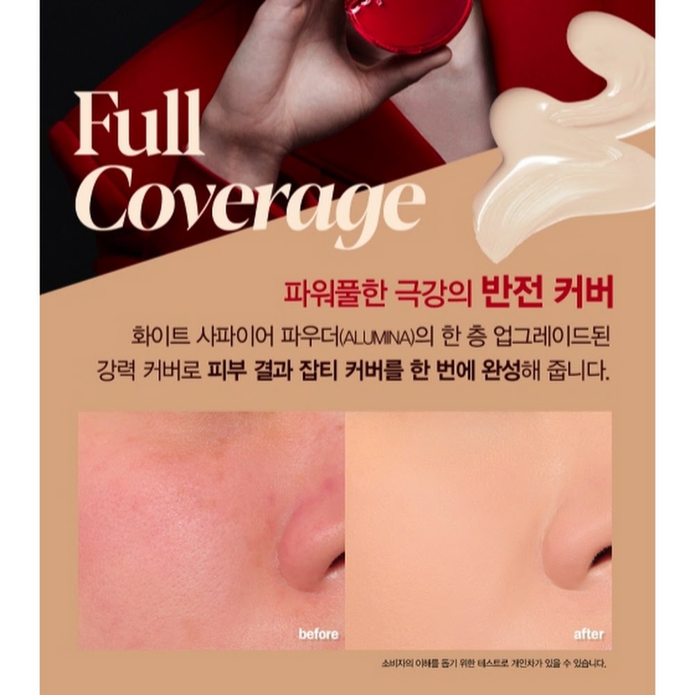 Cushion che phủ cao ESPOIR PROTAILOR BEVELVET COVER CUSHION SPF34 PA+++