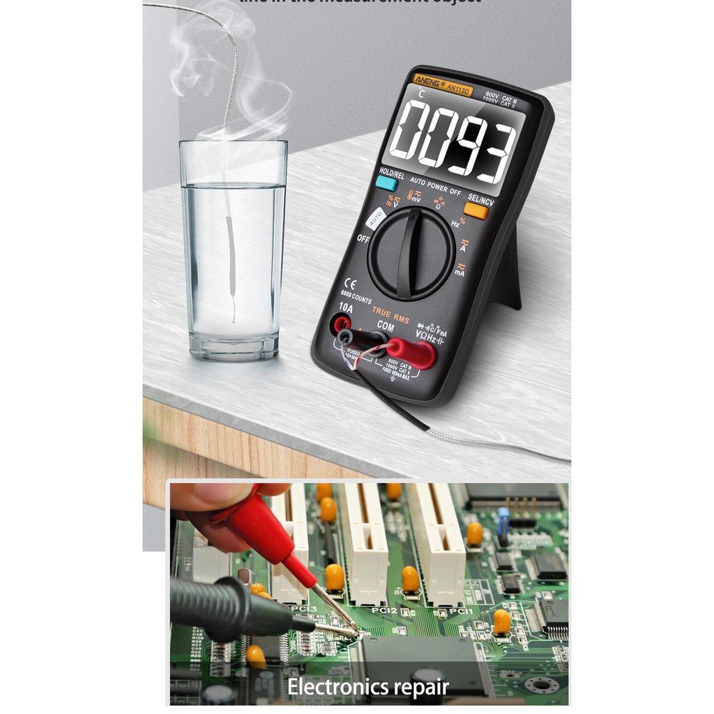Đồng hồ vạn năng tự động ANENG AN113D