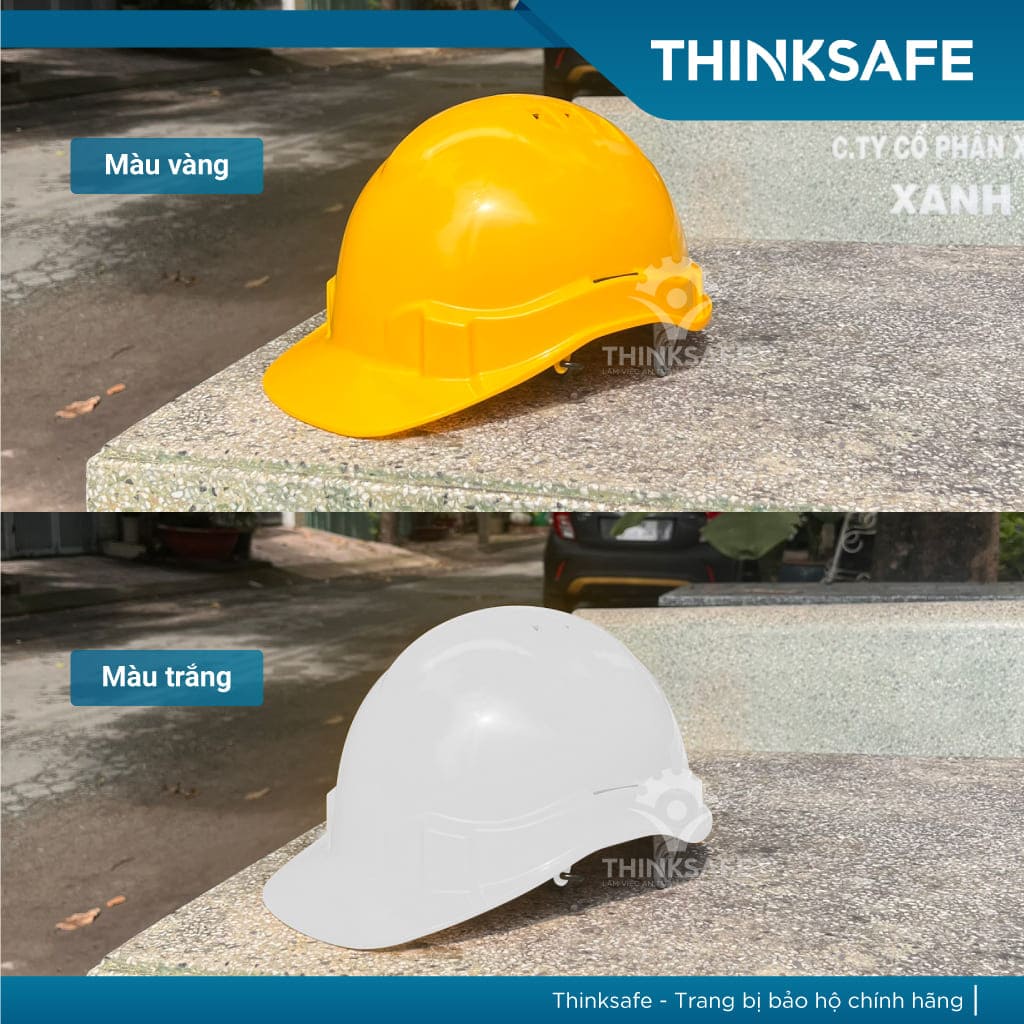 Nón bảo hộ Proguard HG2, nón công trình bảo hộ nhựa ABS bảo vệ đầu, chống va đập đâm xuyên - THINKSAFE