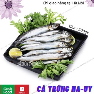[Hà Nội] Cá trứng Nauy - 100 % trứng - khay 500gr/ship nhanh