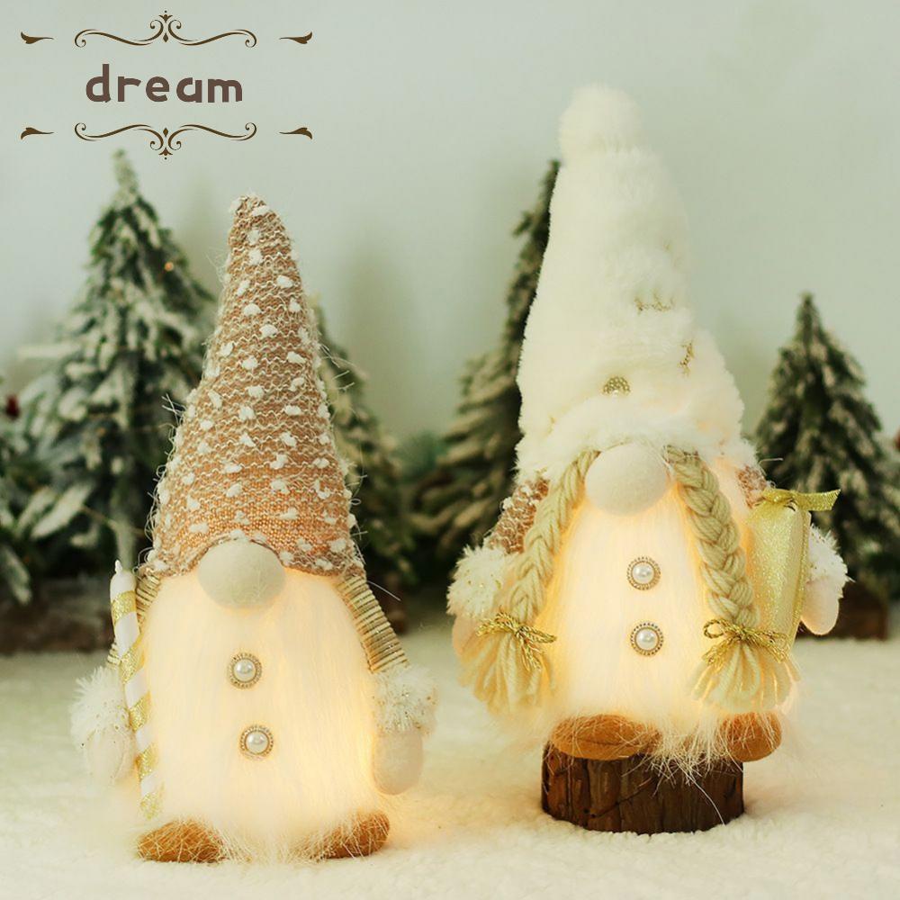 【DREAMLIFE】Faceless Doll Xmas Navidad Natal 2023 Christmas Decor Festival Atmosphere