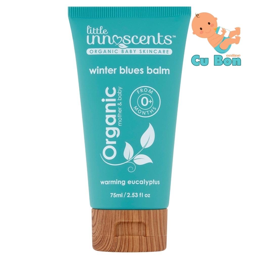 Dầu ấm ngực cho bé từ sơ sinh Little Unn Scents Organic 75ml của úc giúp chống cảm cho bé yêu Sơ sinh 0m+ sức đề kháng
