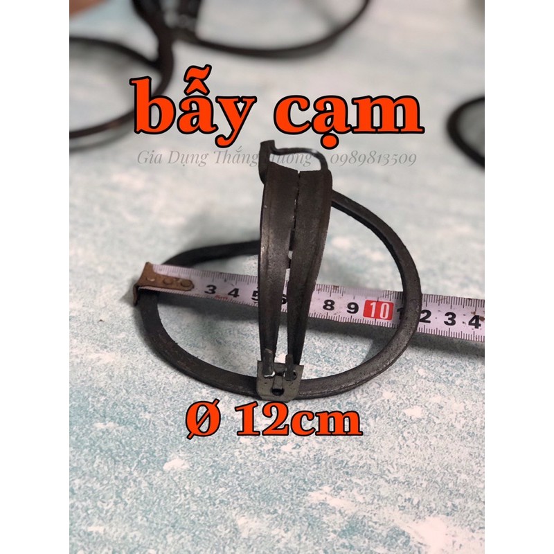 Bẫy chuột 12 cm răng cưa không mồi kèm nẫy