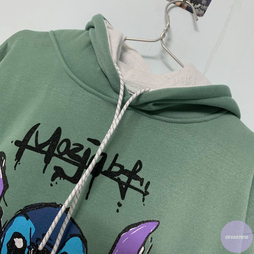 [Kèm hình thật] Áo hoodie Stitch nỉ hoodie cartoon unisex cryaotic10