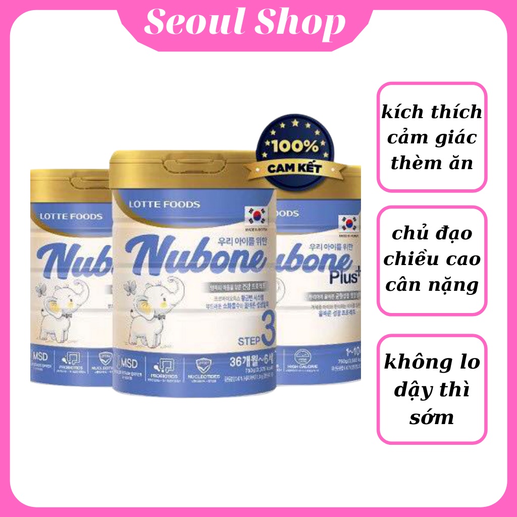 Sữa bột Nubone cho bé lon 750g
