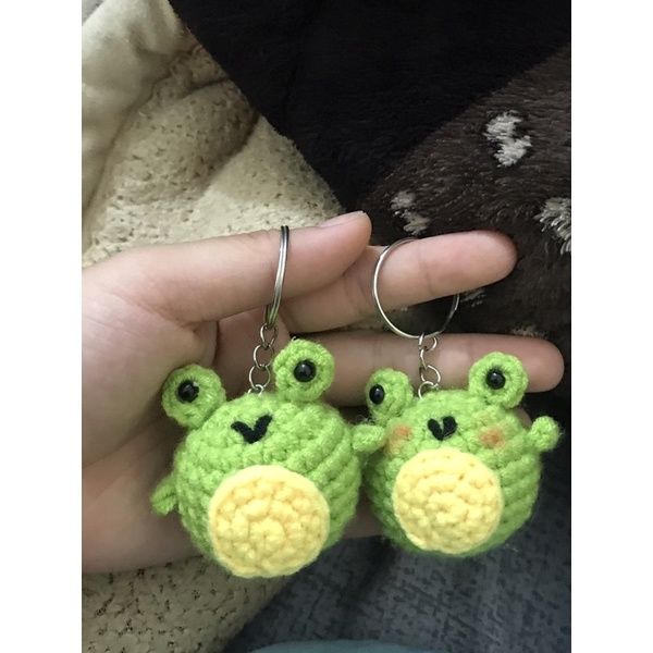 Móc khoá ếch nhiều kích cỡ siêu cute