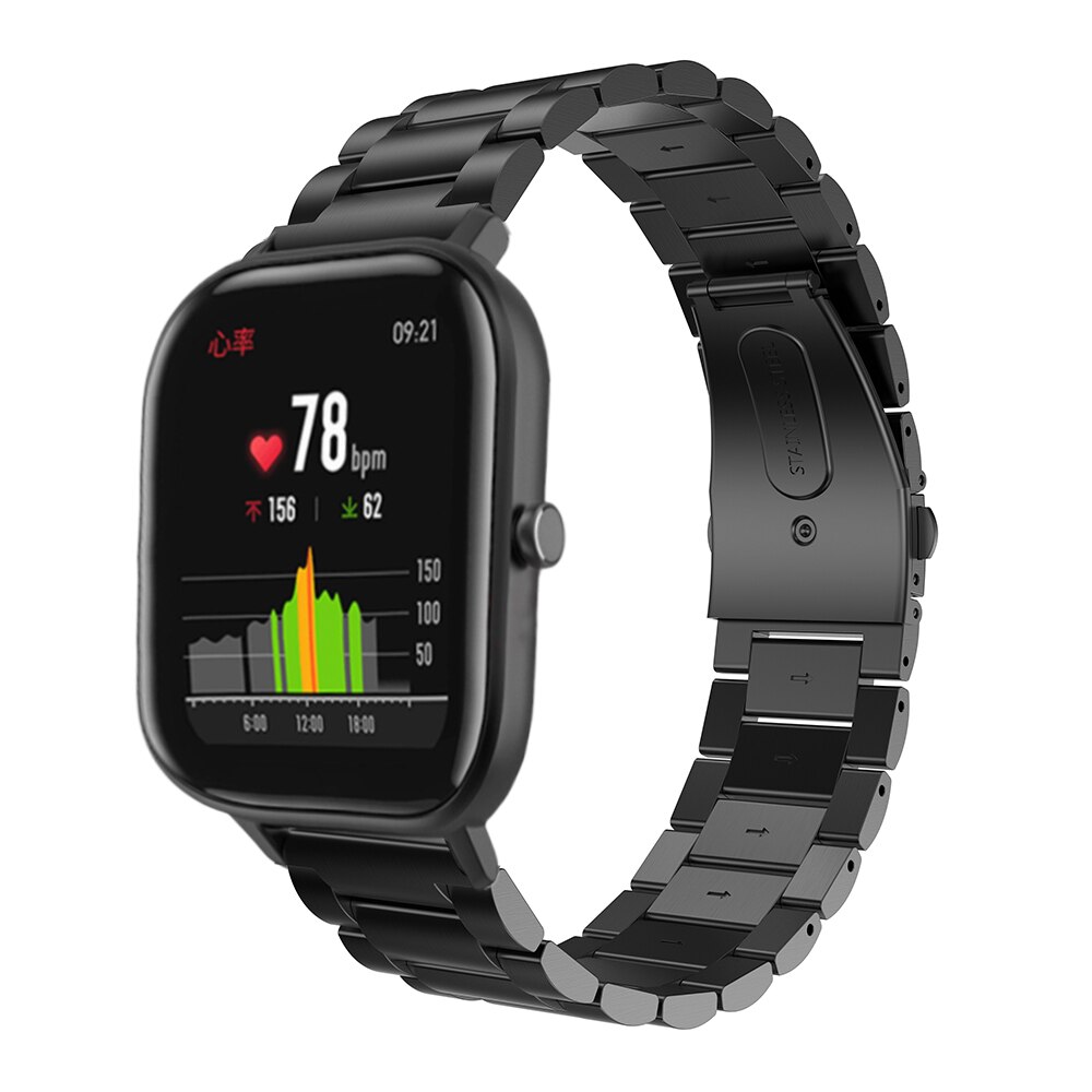 Dây Đeo Thay Thế Bằng Thép Không Gỉ Cho Huami Amazfit GTR 47mm Amazfit GTS Stratos 3 2