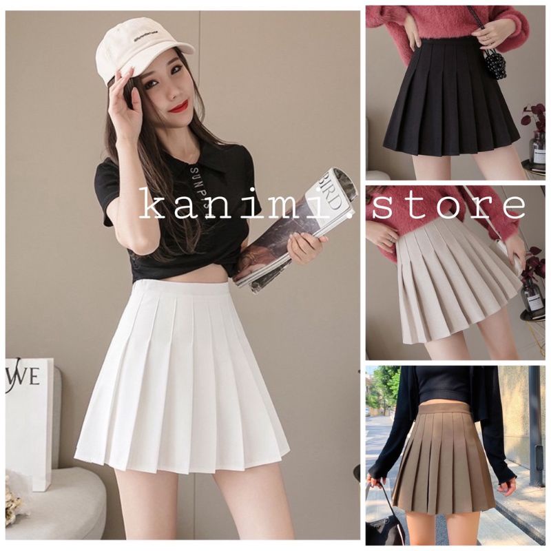 Chân váy xếp ly tennis  full màu siêu xinh