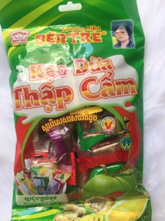 Kẹo dừa dẻo thập cẩm bến tre gói 200gram