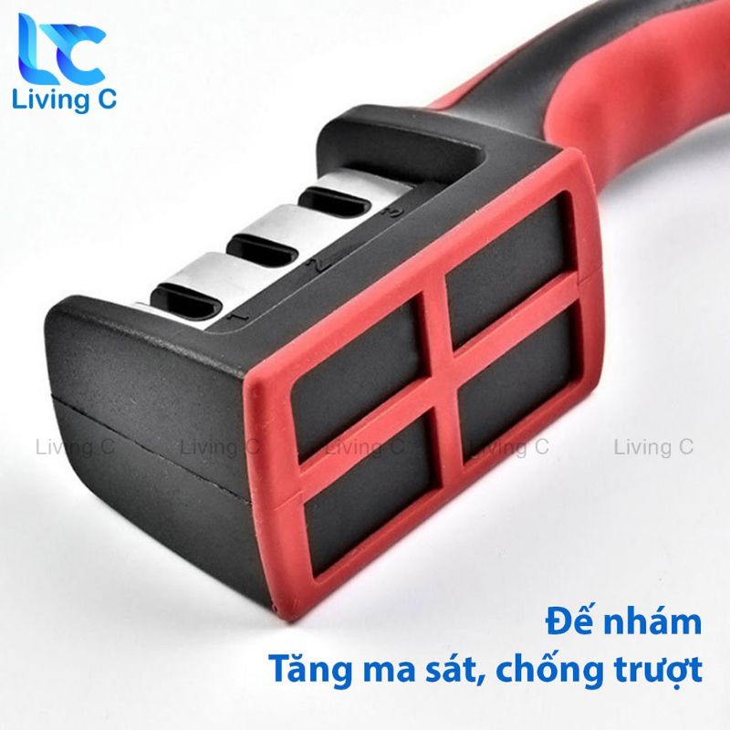 DỤNG CỤ MÀI DAO KÉO 3 CẤP ĐỘ CẦM TAY MỚI TIỆN LỢI SIÊU SĂC BÉN