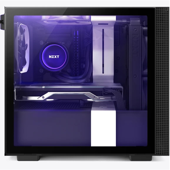 Vỏ Case Máy Tính NZXT H210i Màu Trắng Sần