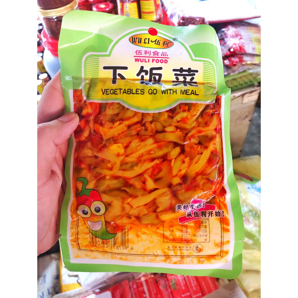 Rau Cải Muối Kimchi Trung Quốc túi 250gr0