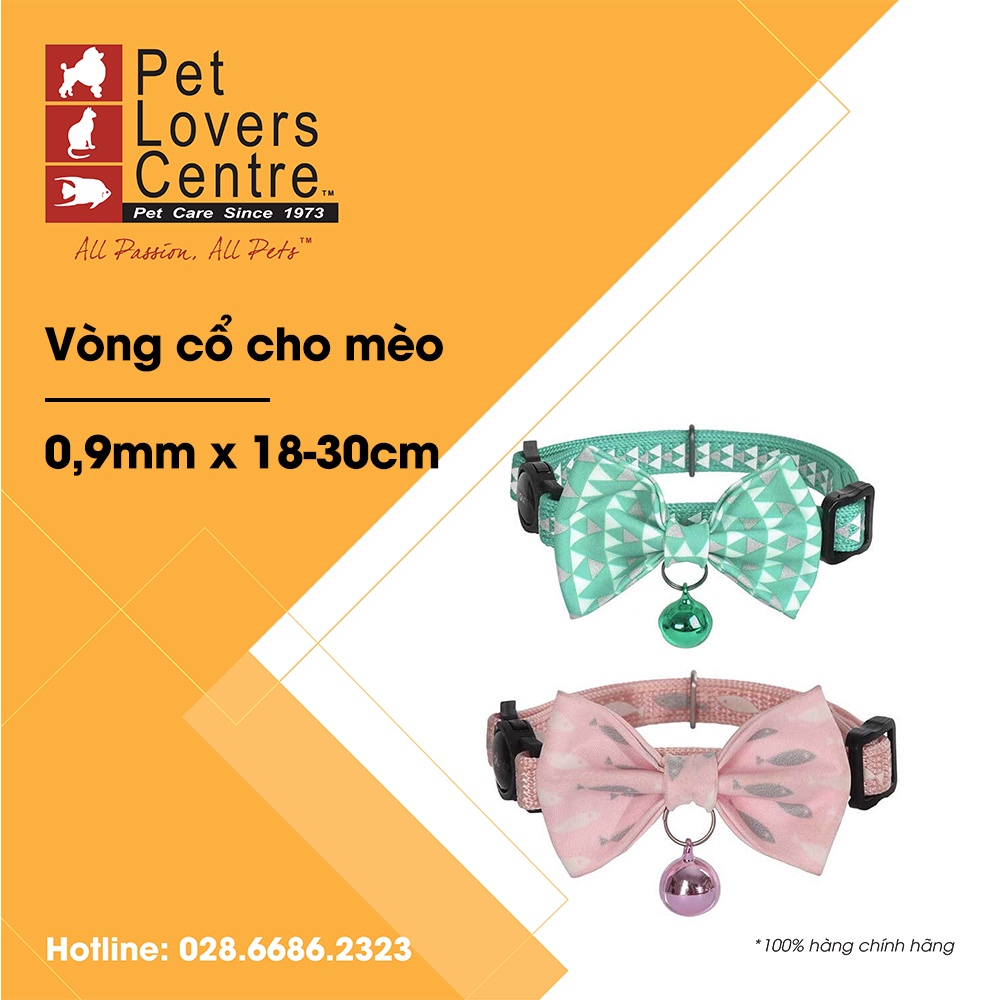 Vòng cổ cho mèo Dogness REFLECT COLLAR 2pcs(FISH&amp;GRN TRI)(0.9mmx18-30cm)