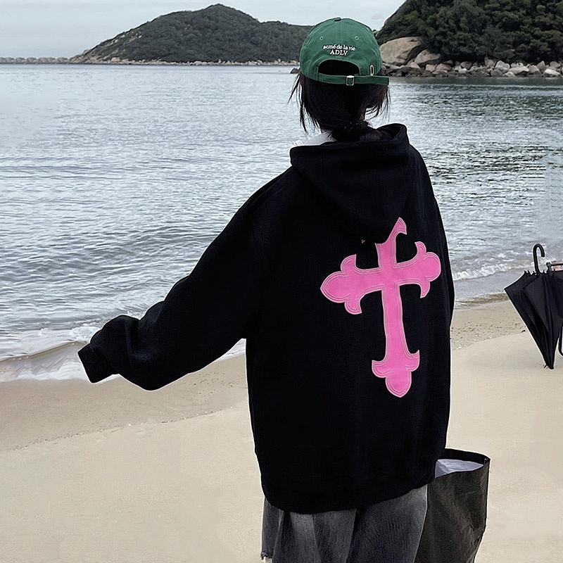 NRVP Áo hoodie nữ tay dài dáng rộng thời trang phong cách Hàn Quốc