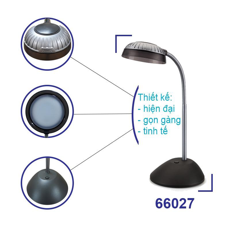 Đèn bàn Philips LED Kapler 66027 4.6W