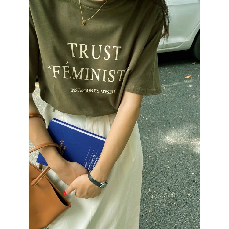 Áo Thun 3158 Trust Tay Lỡ PEONYB Unisex [FREESHIP]  Phông form rộng cộc in hình vintage cá tính nữ hàn quốc Ulzzang