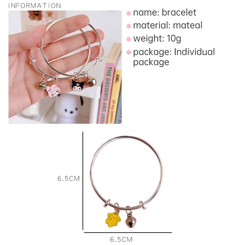 Vòng Tay Mặt Hình Thỏ Hoạt Hình Dễ Thương Cho Bạn Bè