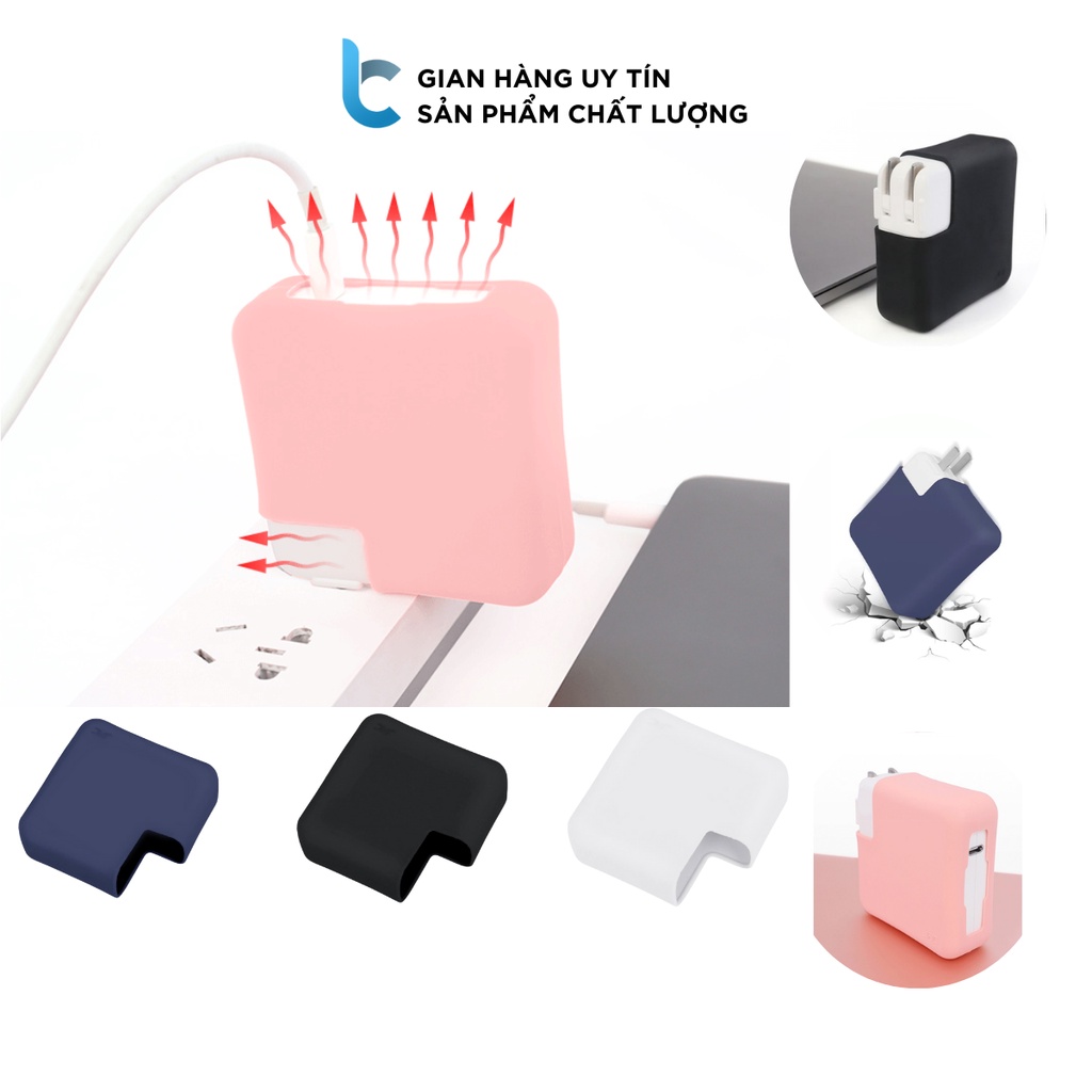 Bọc Cao Su Bảo Vệ Sạc Macbook JRC Chống Shock, Chống Trầy, Không Co Giãn, Không Làm Nóng Củ Sạc