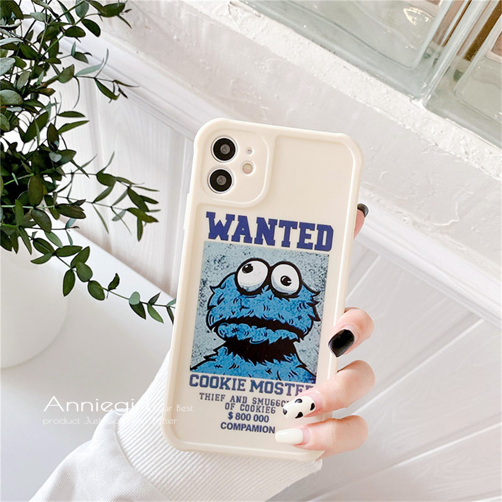 Ốp Điện Thoại TPU Mềm Họa Tiết Hoạt Hình Sesame Street Cho Iphone 12 11 Pro Max X Xs Max Xr 8 7 Plus