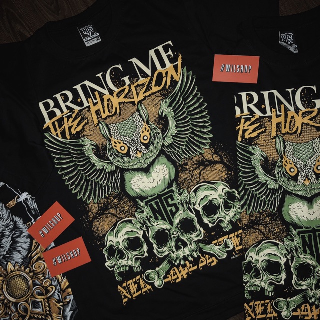 ÁO BRING ME THE HORIZON - ROCK BAND TEE - ÁO PHÔNG ÁO THUN NHẠC ROCK UNISEX - ROCKTEE