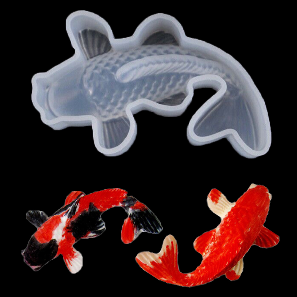 Khuôn Silicone Làm Bánh Tạo Hình Cá Koi Độc Đáo