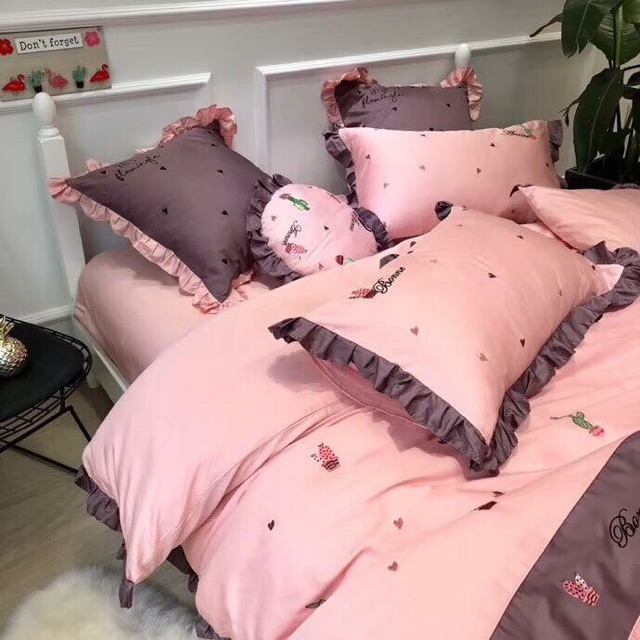 FREESHIP 99K TOÀN QUỐC_Set 7 món COTTON sateen 600TC siêu sang chảnh