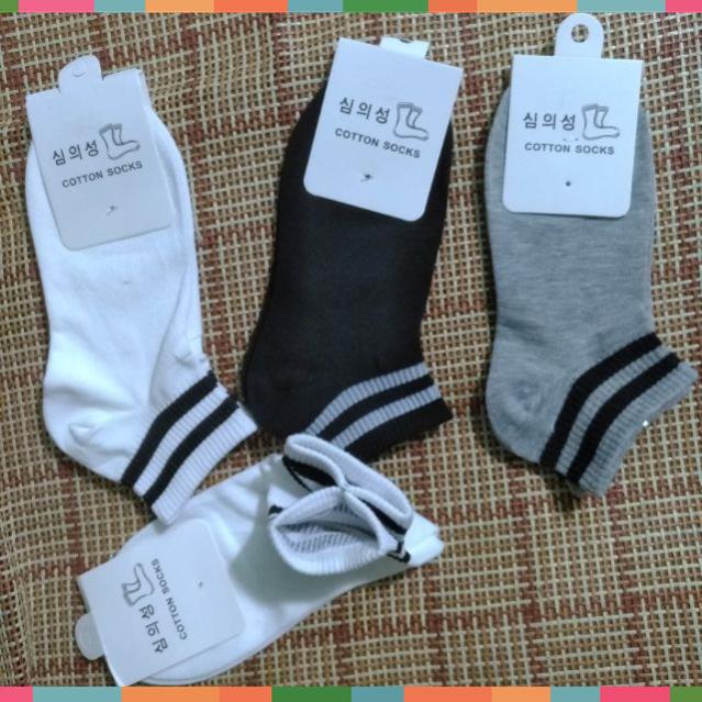 5 đôi tất kẻ hàn quốc, vớ nữ hàn quốc