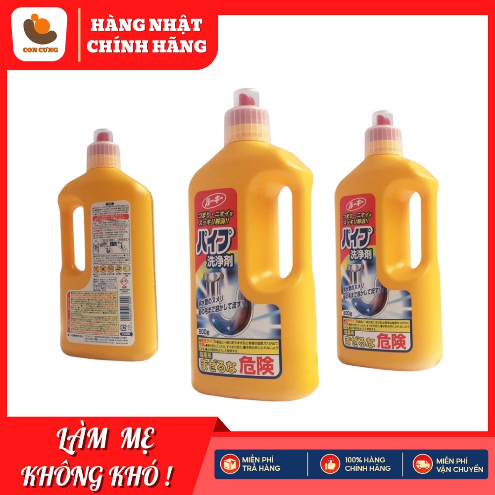 Nước Thông Tắc Cống Bồn Rửa Nội Địa Nhật Bản 800G