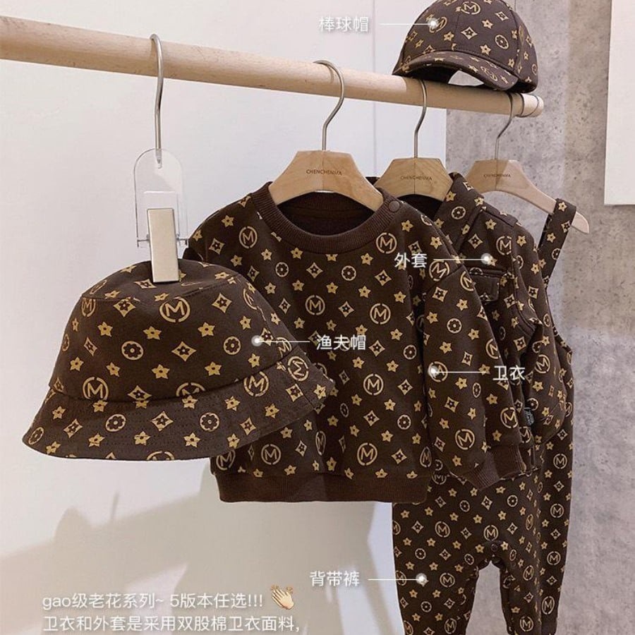 Set Quần Áo Trẻ Em 5 Món Cực Xinh Cho Bé Trai và Bé Gái Từ 8 - 32kg Voi Store