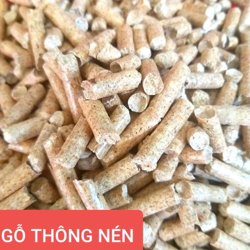 1kg gỗ nén (mùn cưa nén) hút ẩm