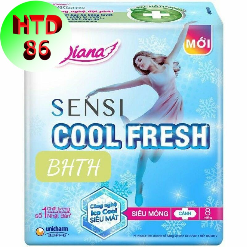 Băng vệ sinh Diana Sensi cool fresh