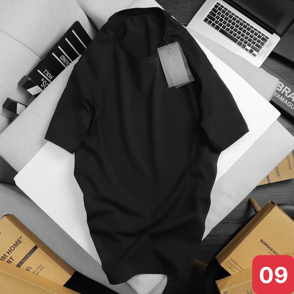 Áo thun nam polo cổ trụ màu đen chất vải cotton dày dặn co giãn tay ngắn, phông nam đẹp ADO10 nhiều mẫu