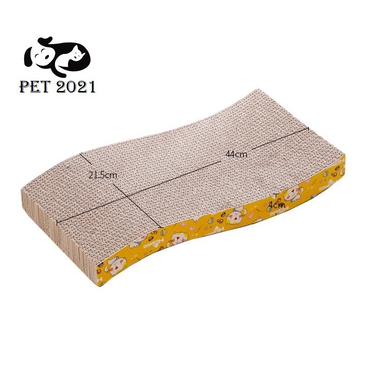 Bàn Cào Móng Lượn Sóng Cho Mèo ( Tặng kèm catnip )