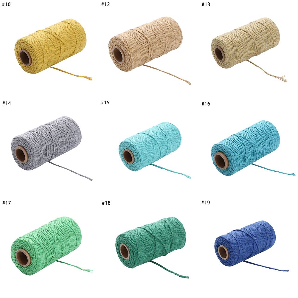 Cuộn Dây Cotton 100m Dùng Trang Trí Diy Mới