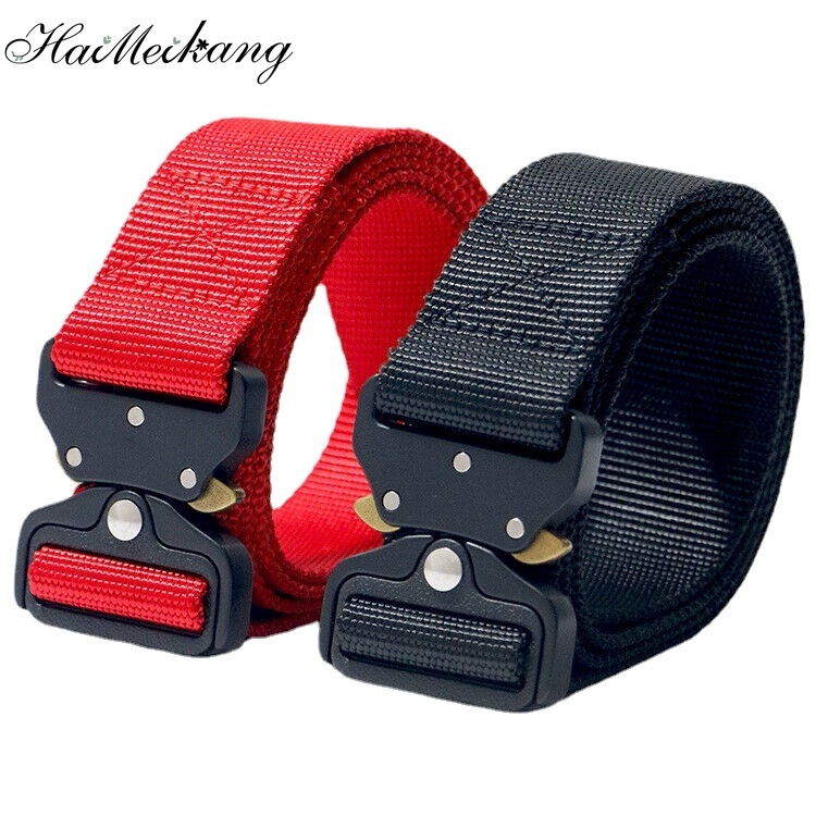 Haimeikang Thắt lưng vải dù 110cm thời trang sành điệu cho nam nữ