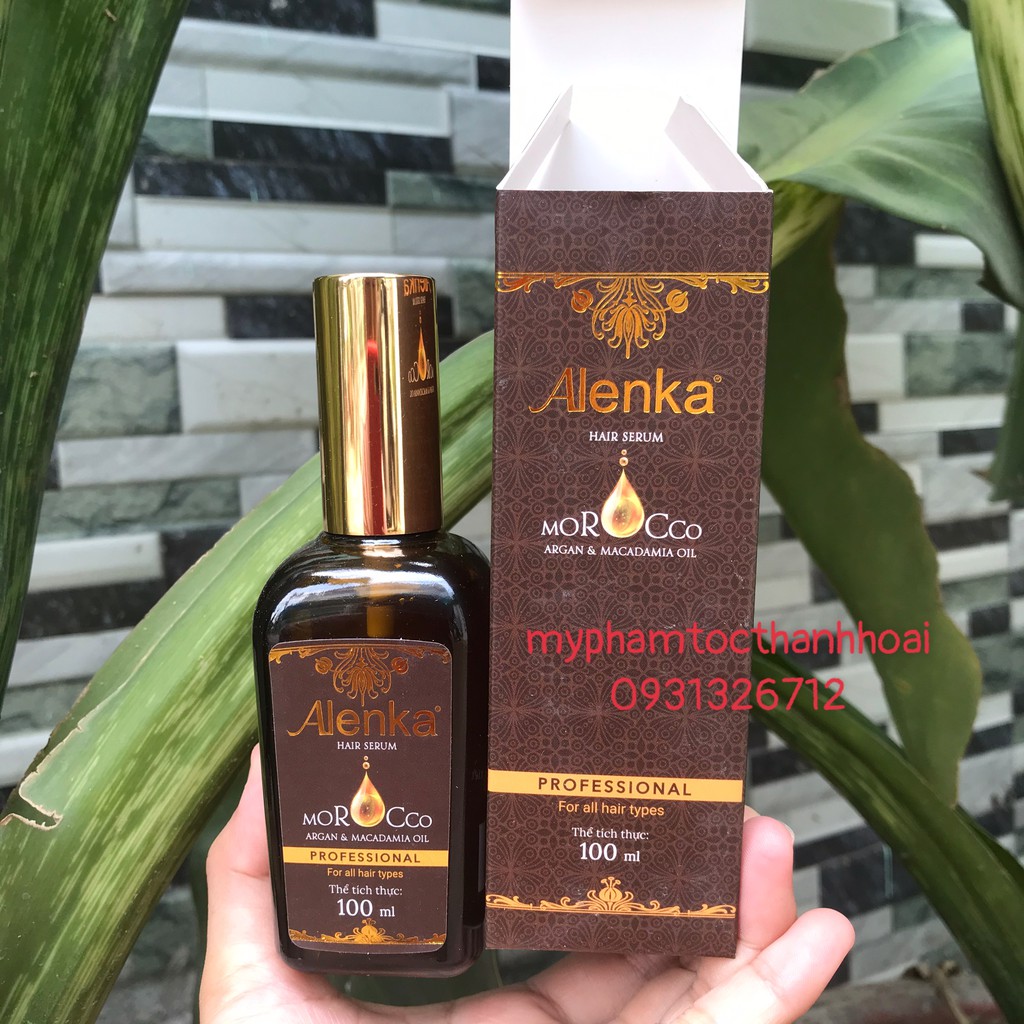 Tinh dầu dưỡng tóc, giữ nếp tóc uốn alenka hair serum